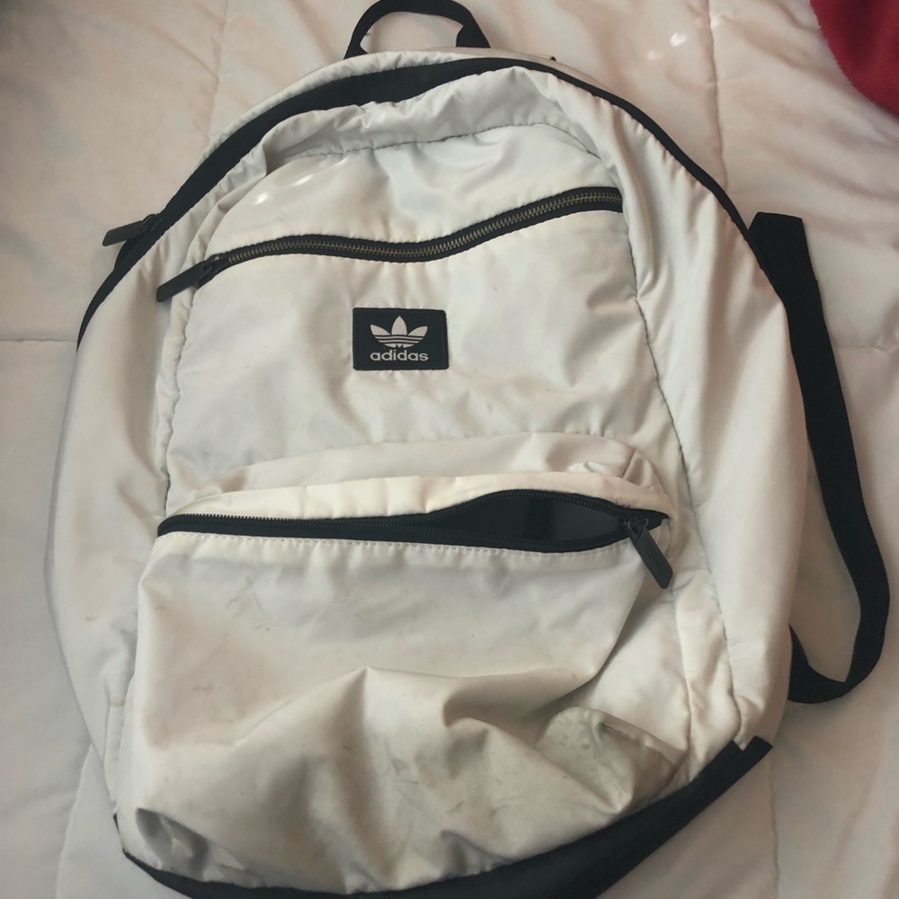 White adidas backpack
